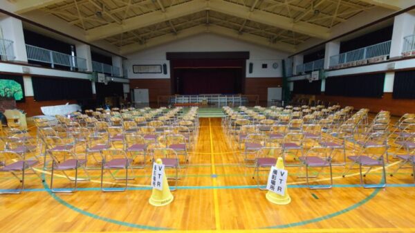 学習発表会(10/14)の朝|高岡市立国吉義務教育学校