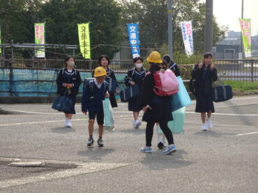 新学期の登校
