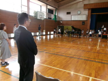 市長さん来校！
