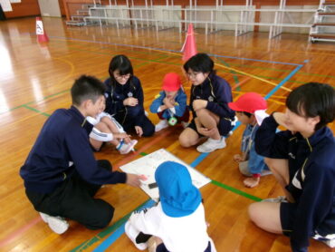 ６年 保育園との交流