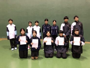 第７６回高岡市新人バドミントン選手権大会
