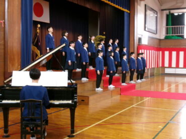 第６回前期課程修了証書授与式②