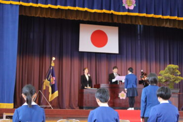 第６回前期課程修了証書授与式①